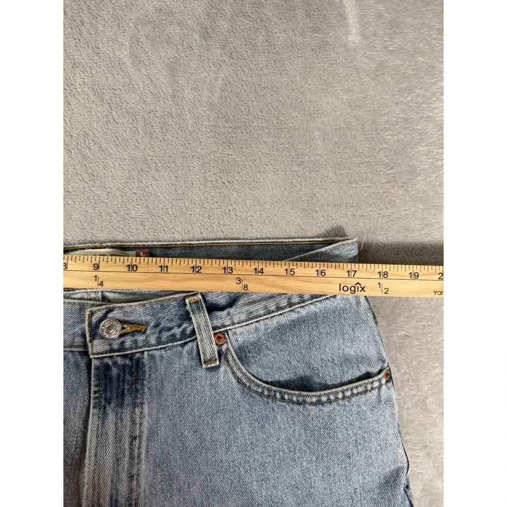 Levis 505 Jeans Mens 36x34 Blue Denim Regular Fit Straight Leg